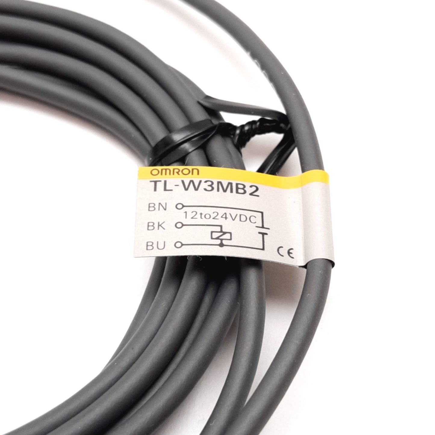 New Other Omron TL-W3MB2 Inductive Proximity Sensor, 3mm, PNP N/C, 12-24VDC, 3-Wire 2m