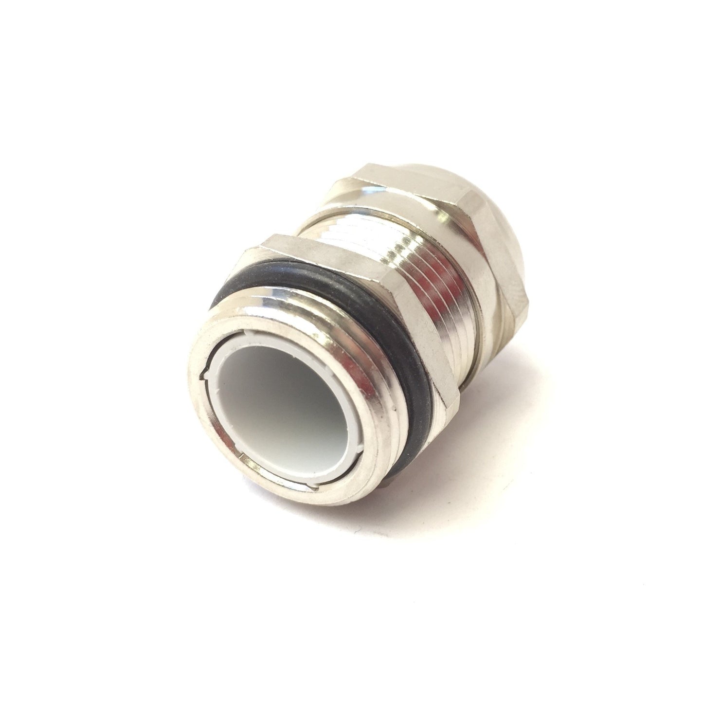 New – Open box Lot of 4 Harting Elektronik 19000005080 Heavy Duty Cable Clamp 5-9mm, M20, Brass