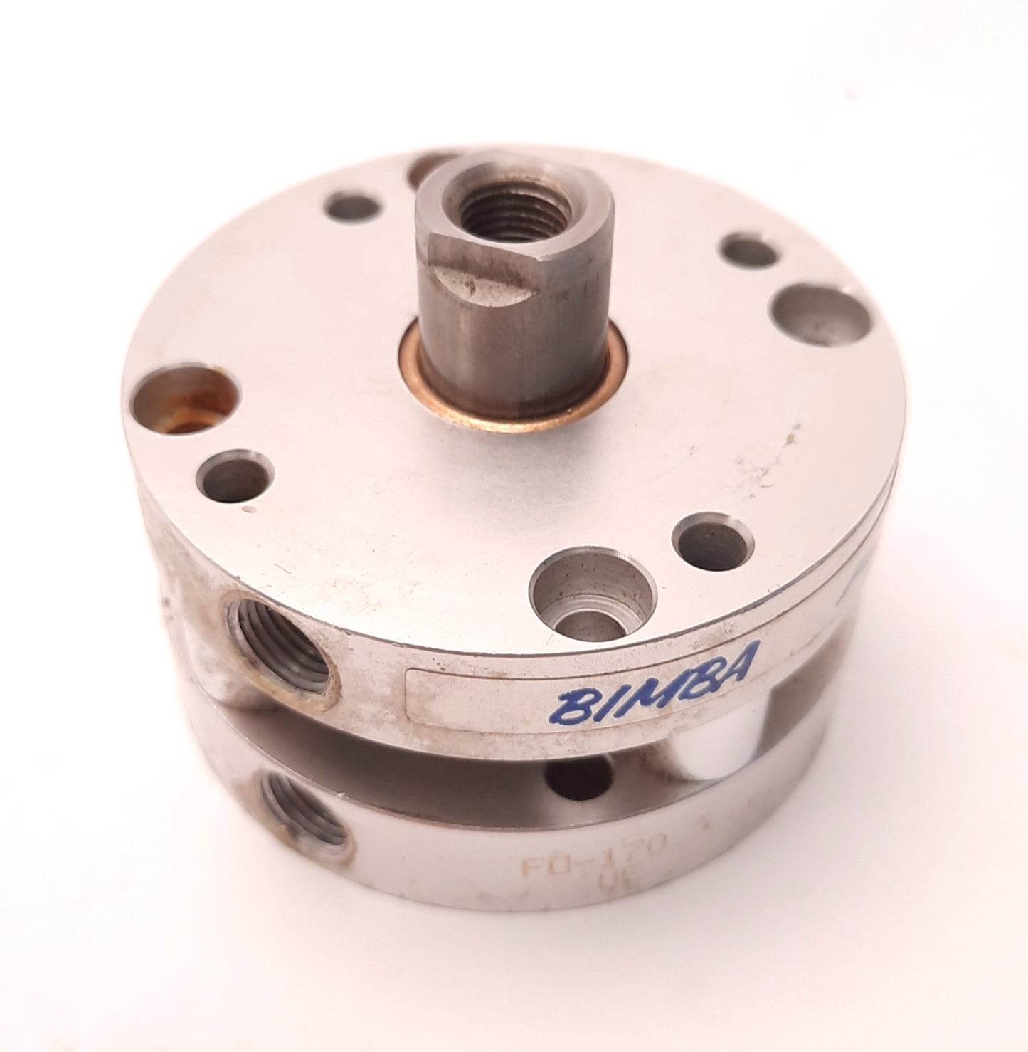 Used Bimba FO-170.5 Flat 1 Pneumatic Cylinder, 1.5" bore, 0.5" Stroke, Dbl. Acting