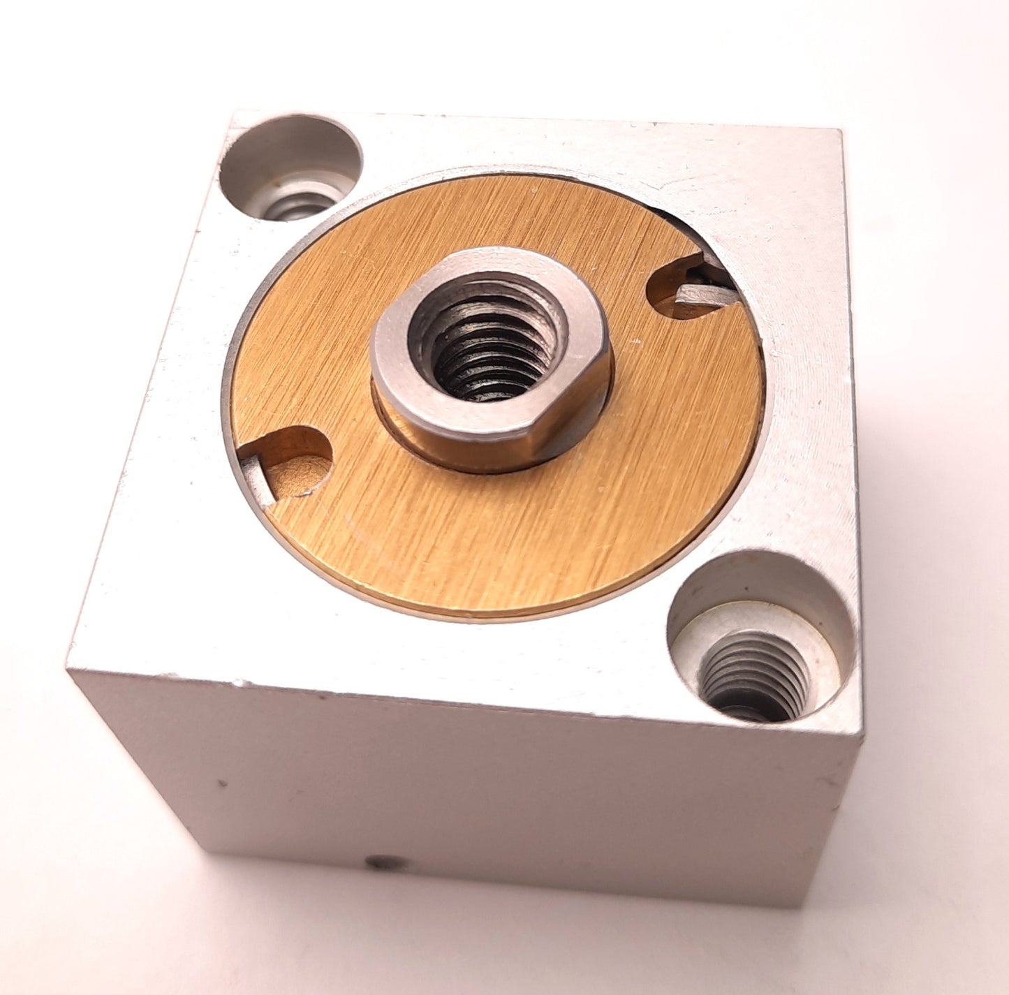 Used Compact Air B11x838 Compact Cylinder 3/8" Stroke, 1-1/8" Bore, 3/8-24 Ports