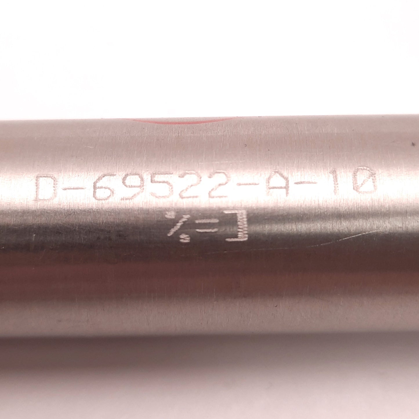 Used Bimba D-69522-A-10 Pneumatic Cylinder 10-32 Threaded Ports, 9-7/8" Stroke