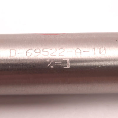 Used Bimba D-69522-A-10 Pneumatic Cylinder 10-32 Threaded Ports, 9-7/8" Stroke