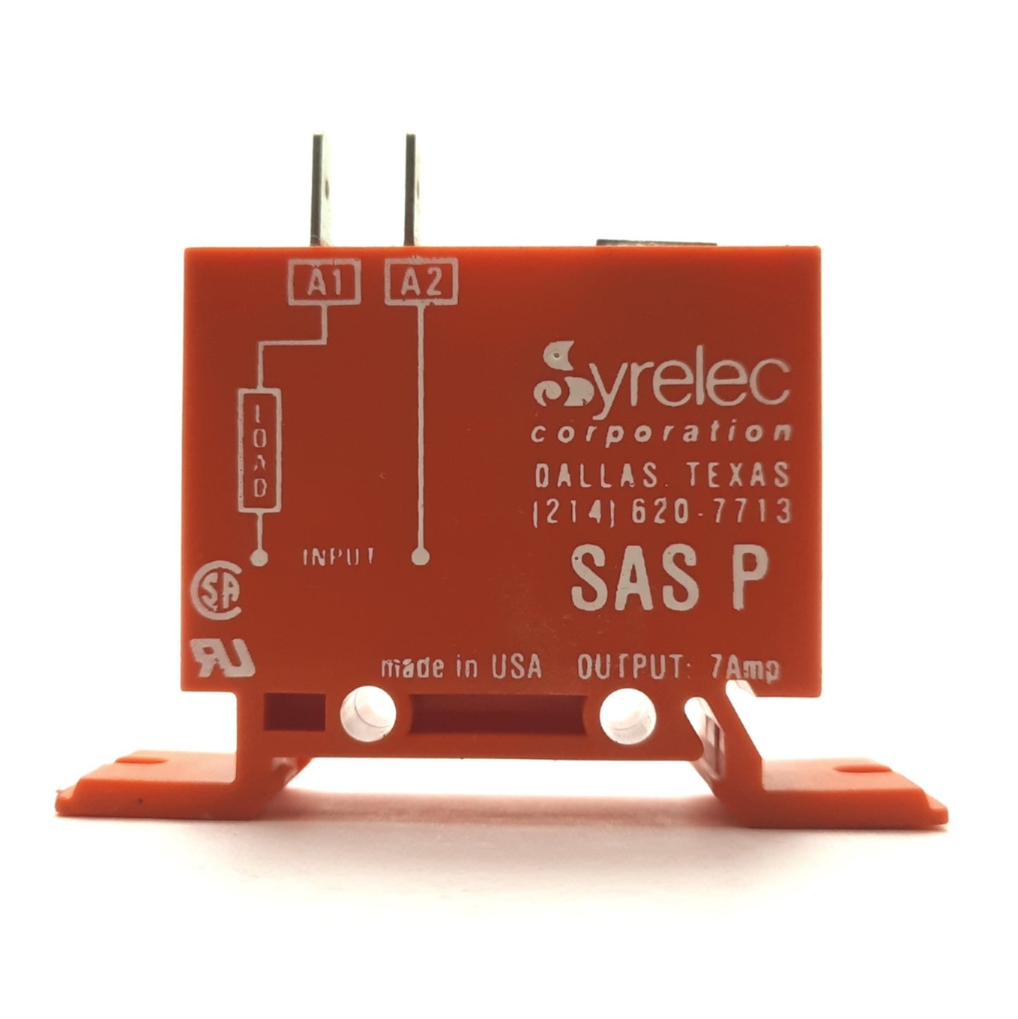 Used Lot of 2 Syrelec SASP10S110AD Time Delay Relay, .1-10sec On-Delay, 110VAC/DC 7A
