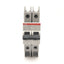 New – Open box ABB SU202M-K15 Miniature Circuit Breaker, 2-Pole, 15A, 240/480VAC 50/60Hz