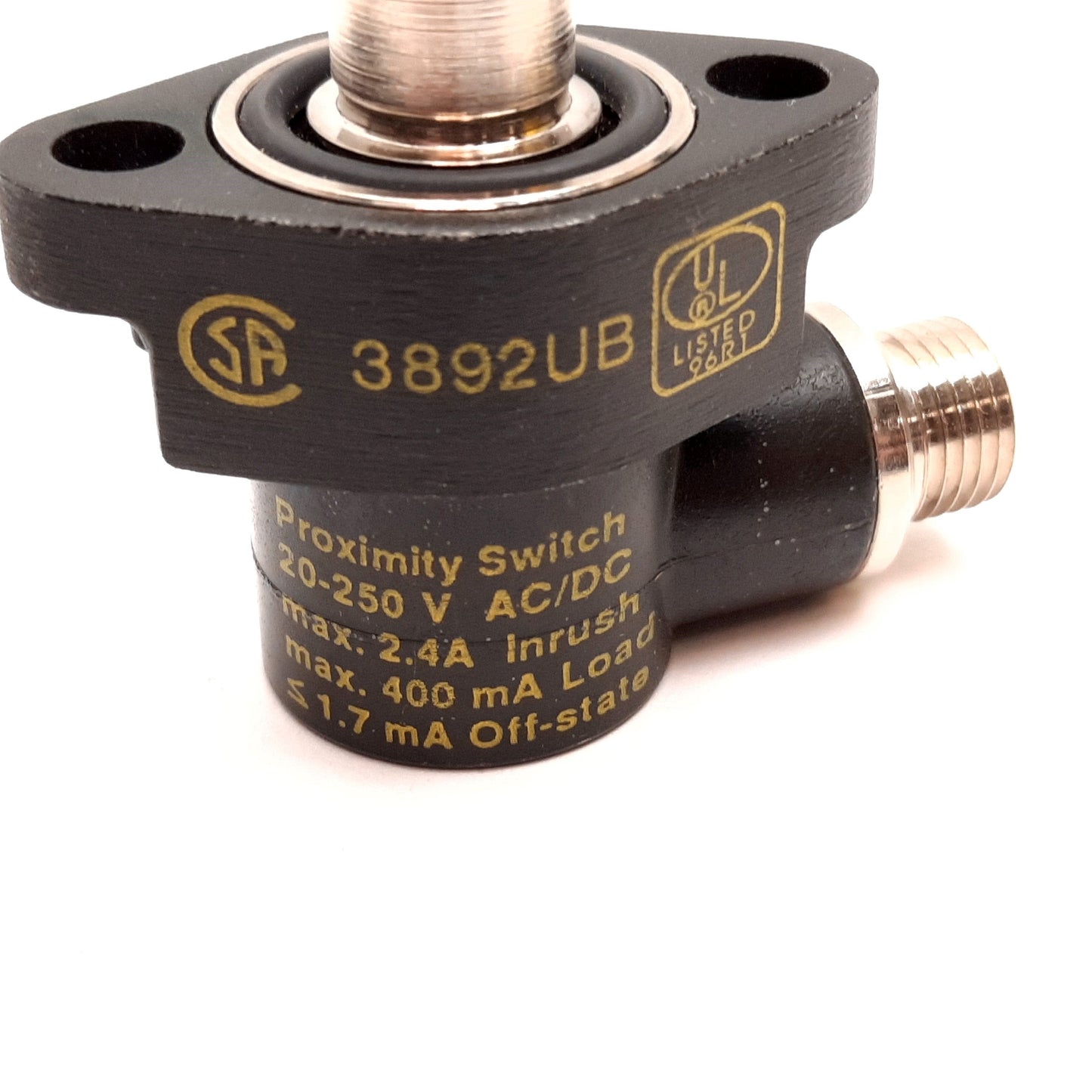 Used Turck Bi2-CRS524-ADZ30X3-B3131/S34 Inductive Proximity Sensor, 2mm, 20-250VAC/DC