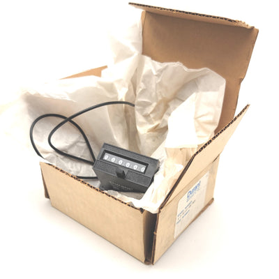 New Durant Eaton 6-Y41322-406-MEQU 6-Digit Counter With Reset, Panel Mount, 120VAC