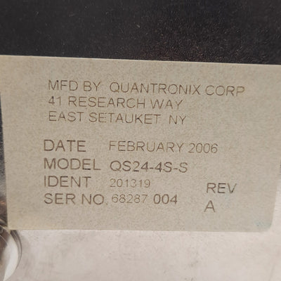 Used Quantronix QS24-4S-S Laser Module Q-Switch, BNC Connector, Micro RF