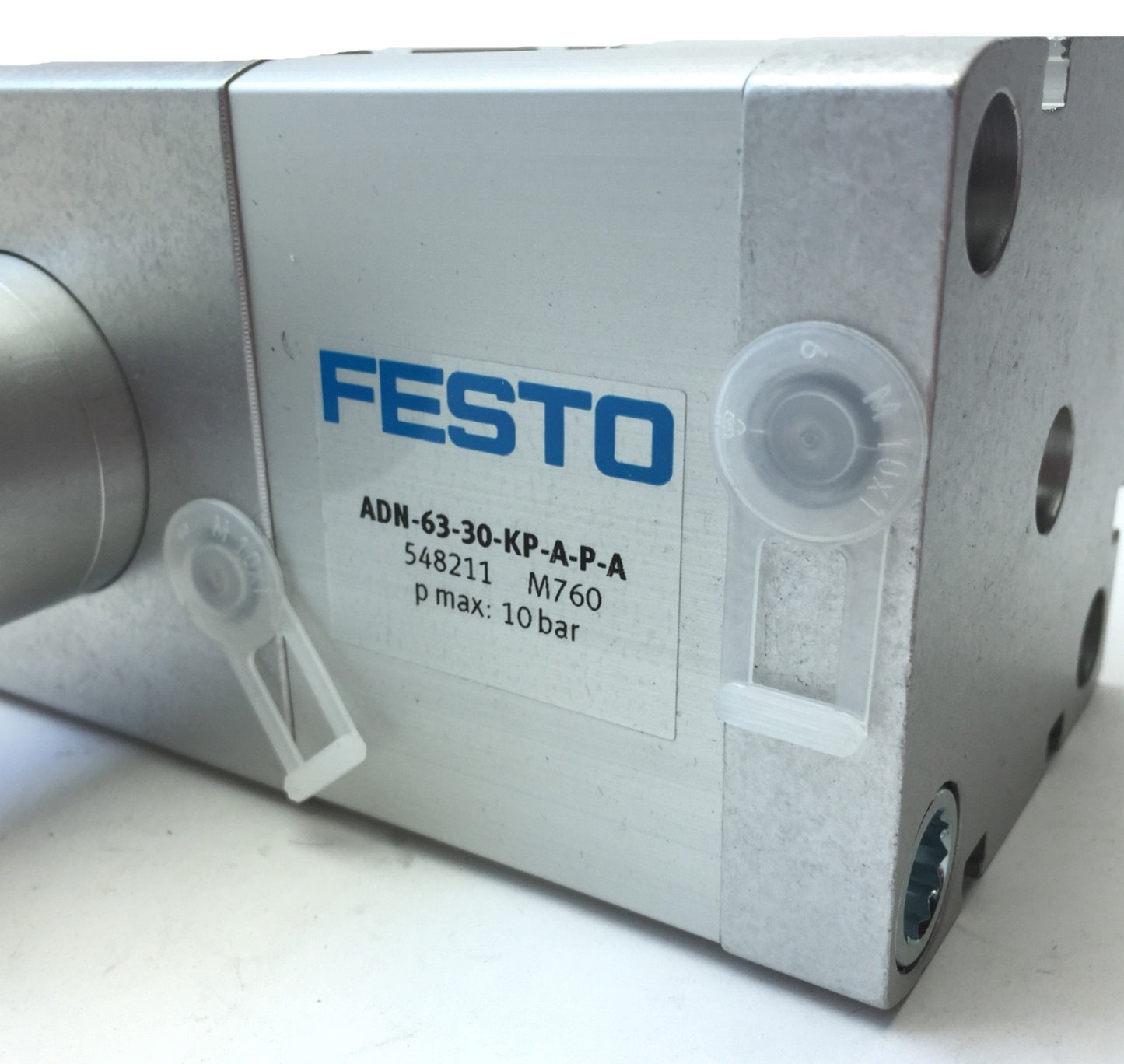 New Festo ADN-63-30-KP-A-P-A Compact Pneumatic Cylinder, Bore: 63 mm, Stroke: 30 mm