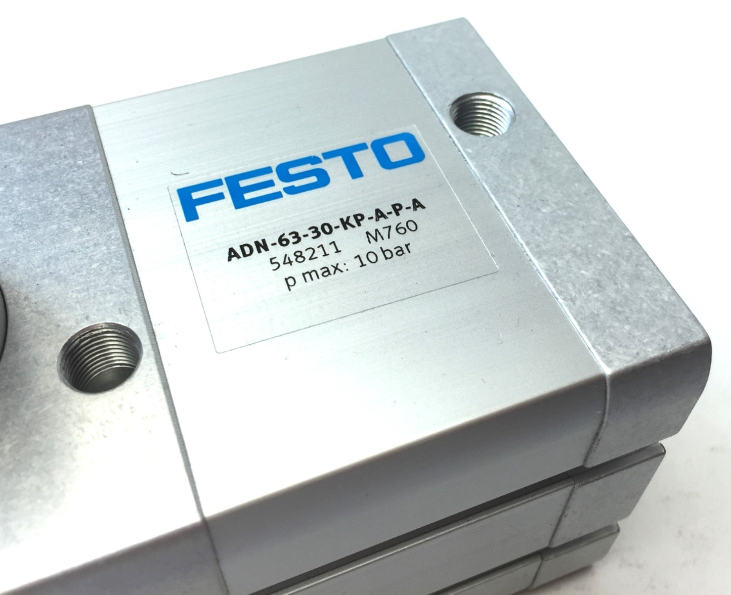 New Festo ADN-63-30-KP-A-P-A Compact Pneumatic Cylinder, Bore: 63 mm, Stroke: 30 mm