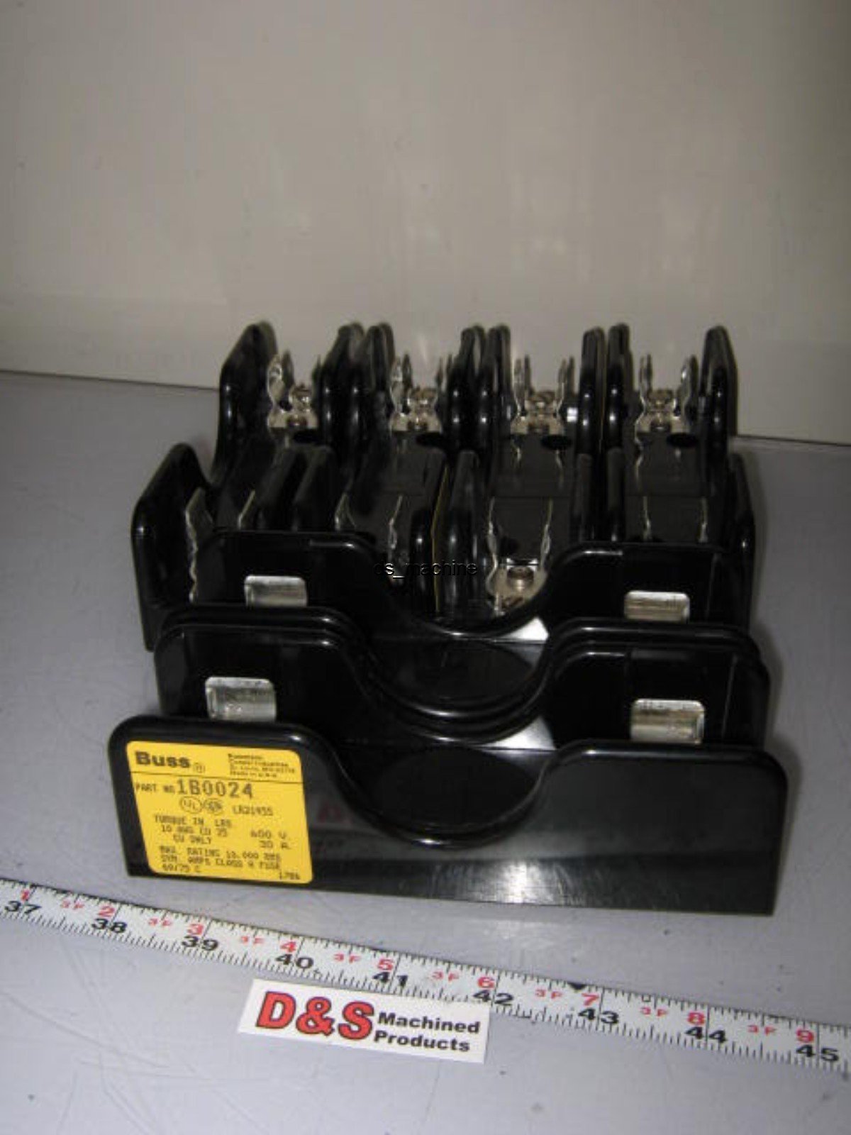 Used Lot of 6 Bussmann 1B0024 Fuse Holders 600VAC 30A