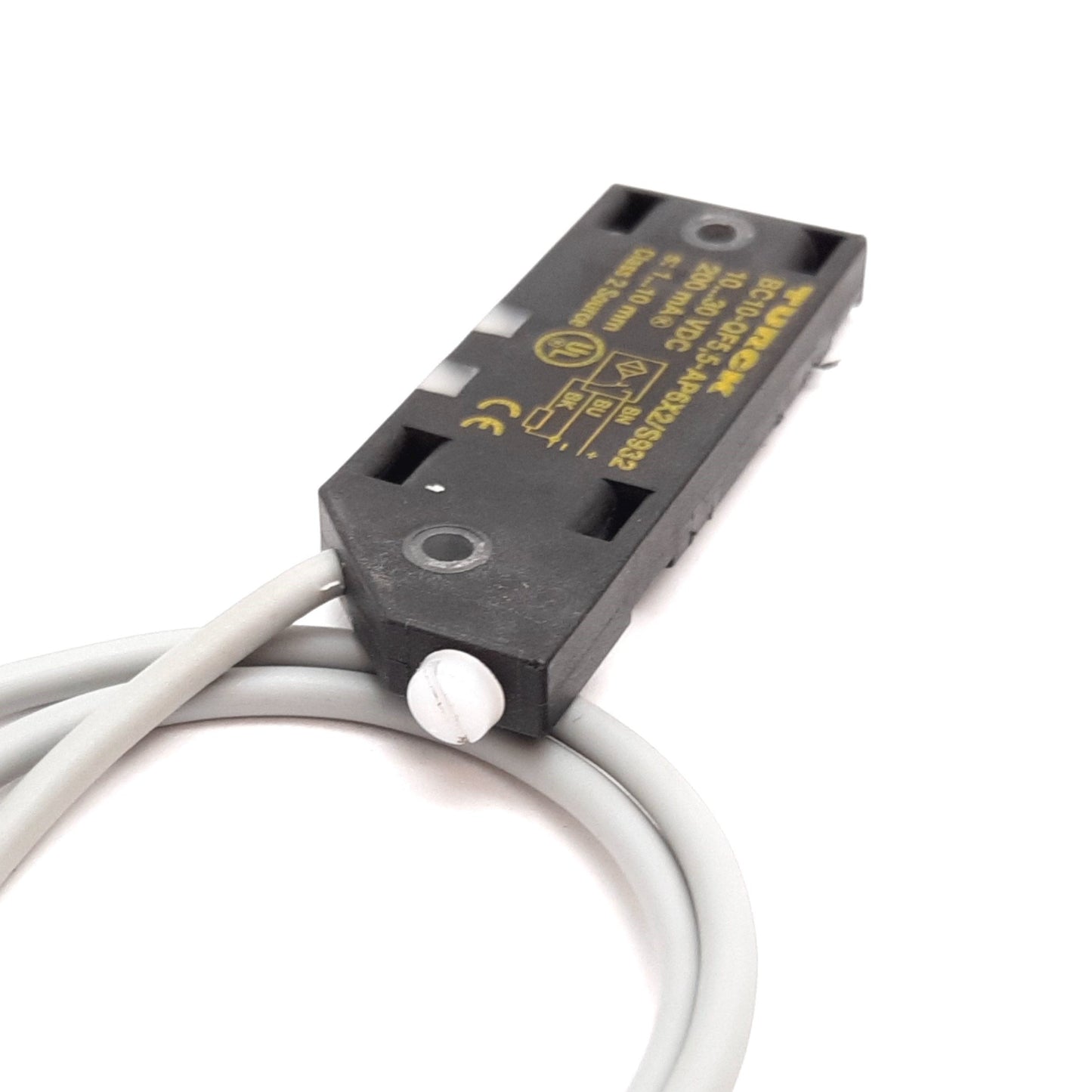 Used Turck BC10-QF5.5-AP6X2/S932 Capacitive Proximity Sensor, 10mm, 10-30VDC, PNP N/O