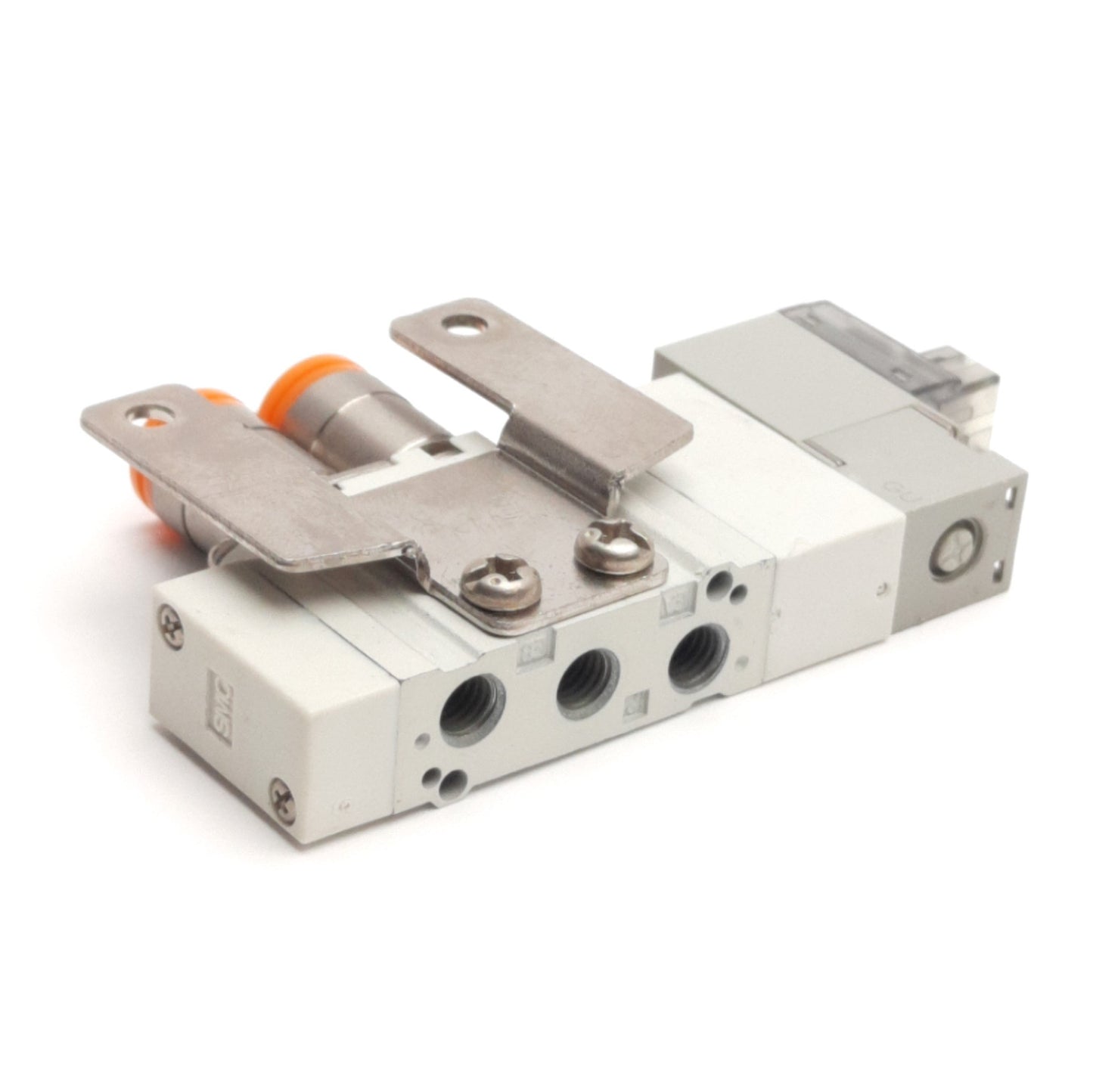 Used SMC SY3120-5LOZ-N7-F2 Pneumatic Solenoid Valve, 2-Position 5-Port, 24VDC Coil