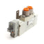 Used SMC SY5120-5LOZ-N7T-F2 Pneumatic Solenoid Valve, 5-Port 2-Position, 24VDC Coil