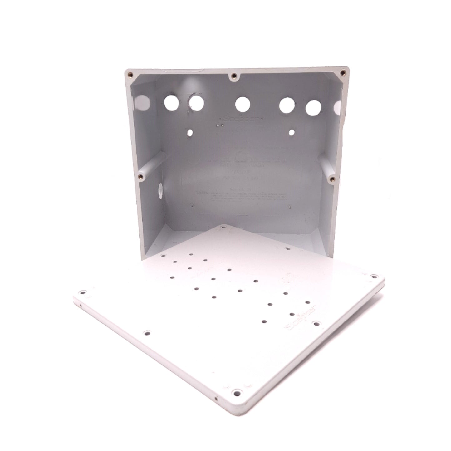 Used Scepter 077666 PVC Electrical Enclosure Junction Box Dimensions 12 x 12 x 6"