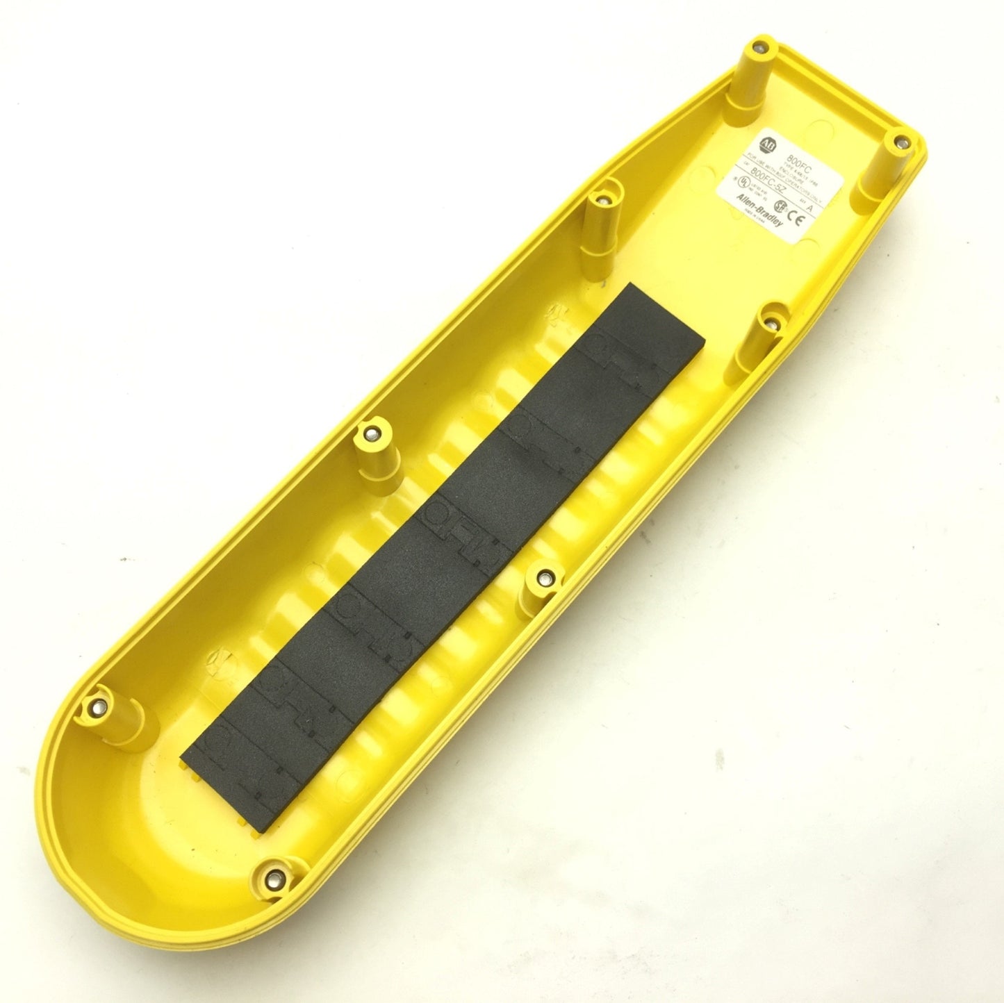 Used Allen Bradley 800FC-5Z 22.5mm Pushbutton Enclosure Pendant Station 5 Hole Yellow