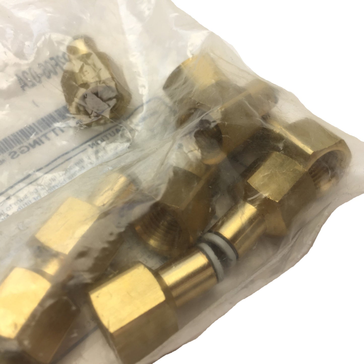 New Lot of 10 SMC KQ2F06-02A One-Touch Fittings, Brass, 1/4" Female NPT x 6mm Tube