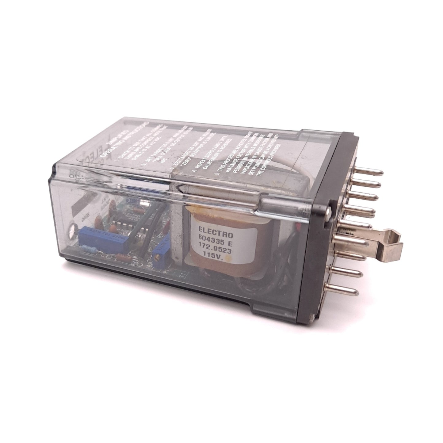 Used Electro Corp PA115-61 Prox Sensor Transducer Input: 115VAC Output: 0-10V @ 1mA