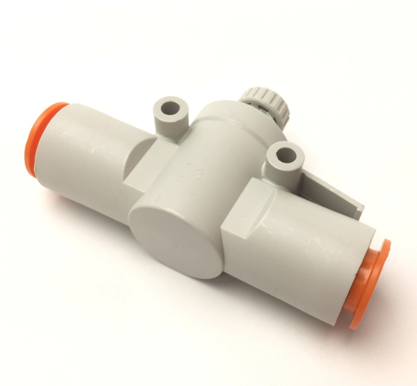 New – Open box Lot of 3 SMC AS4002F-13 Pneumatic Inline Flow Speed Control Fitting, 1/2" Tube