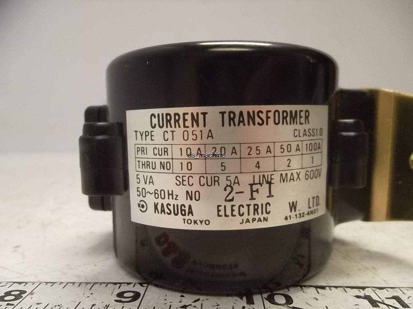 Used Kasuga CT-051A Current Transformer 600V