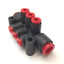 New – Open box Lot of 3 SMC KM11-03-09-6 One-Touch Pneumatic Push Connect Manifold 5/32", 5/16"