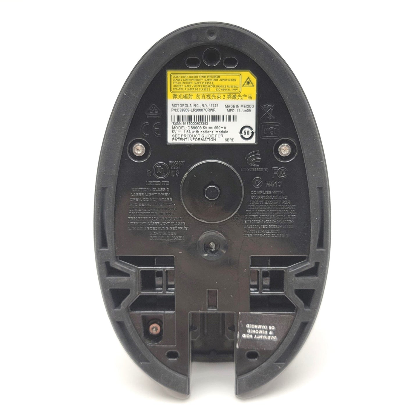 Used Motorola Symbol DS9808 Hybrid Presentation Imager Barcode Scanner, 5VDC, USB