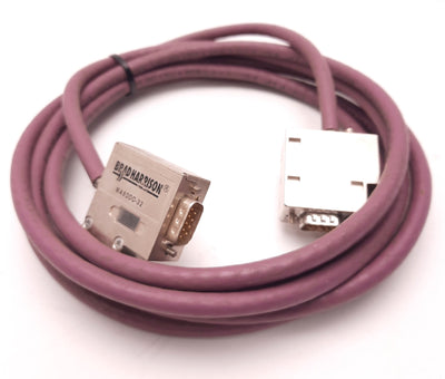 Used Brad Harrison MA9D00-32 D-Sub Cable, Male to Male, D-Sub 9 Pin, 10 Foot Length