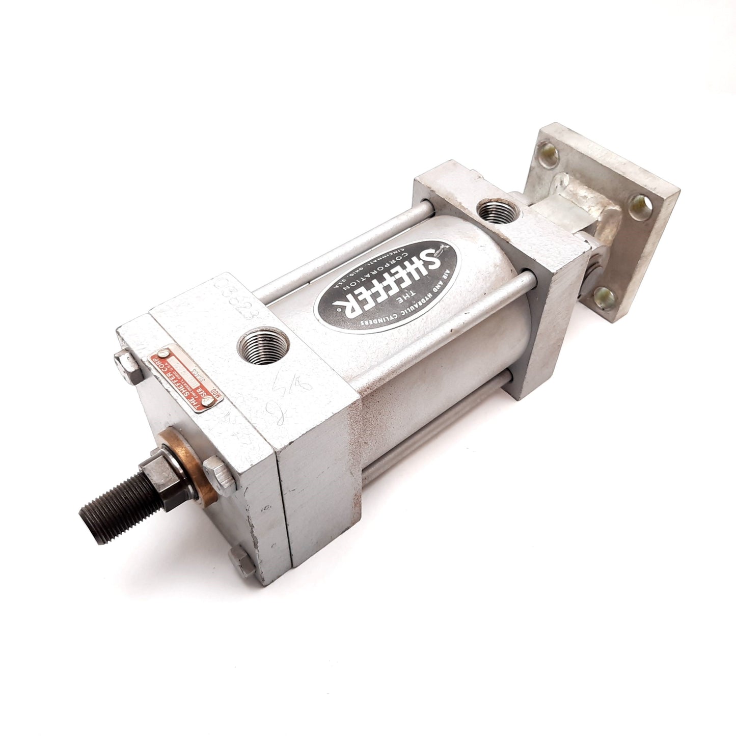 Used Sheffer 31/4AC3 Heavy Duty Pneumatic Cylinder, Bore: 3.25", Stroke: 3", 1/2" NPT