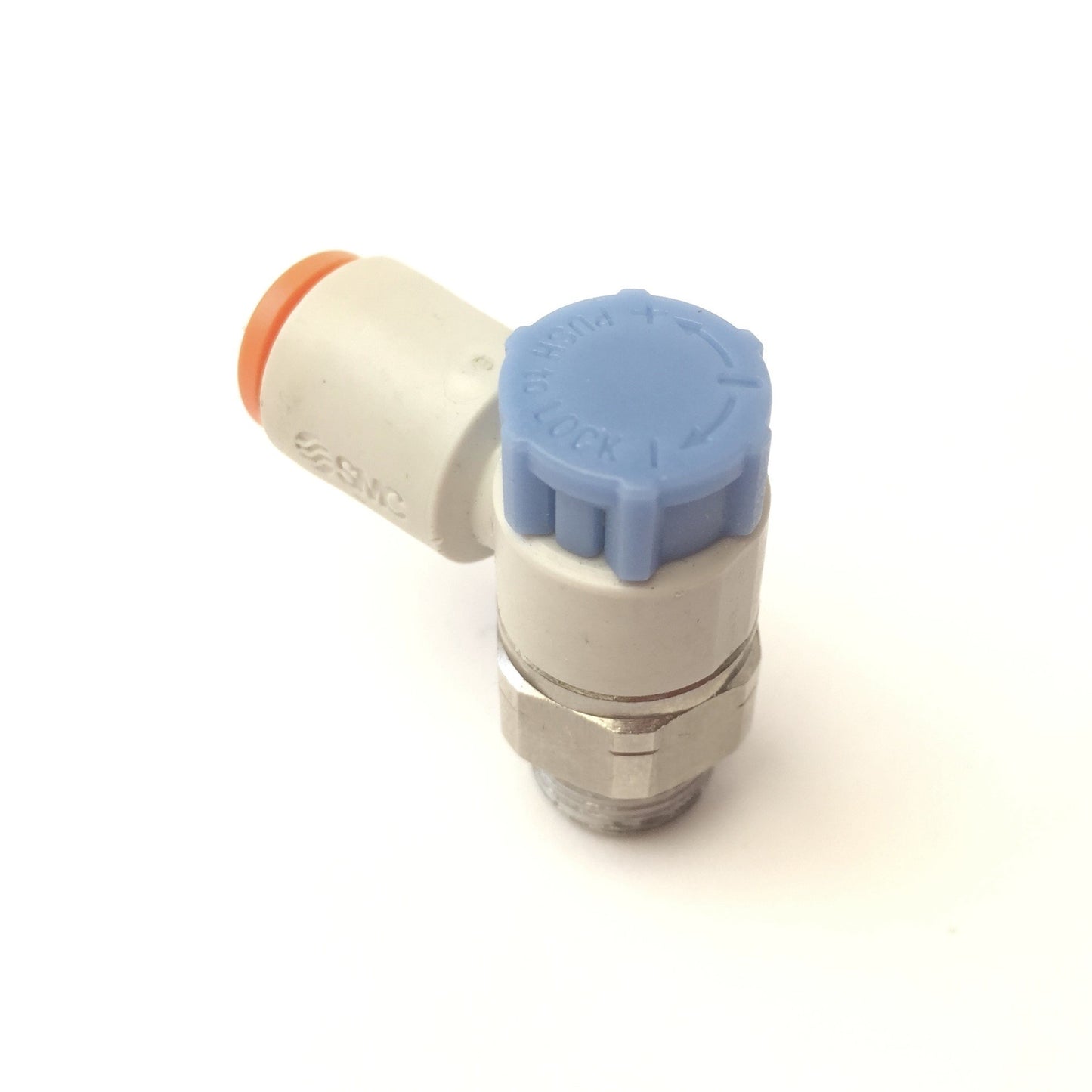 New – Open box Lot of 5 SMC AS2211F Pneumatic Speed Flow Control, Thread: 1/8", Tube: 1/4"