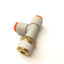 New – Open box Lot of 9 SMC KQ2Y09-36AS Pneumatic Male Run Tee, 5/16" Tube, 3/8" NPT Thread