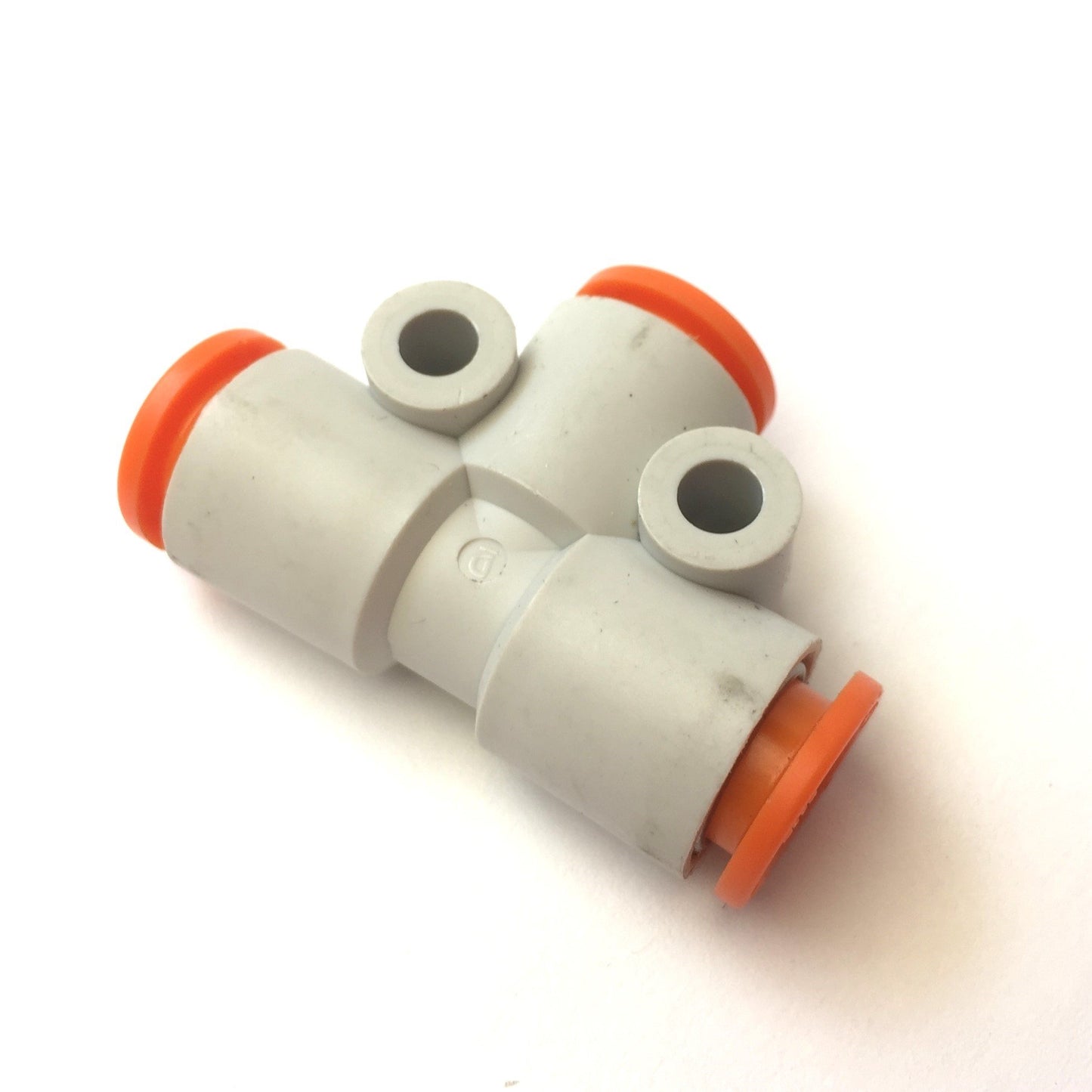 New – Open box Lot of 10 SMC KQ2T09-00 One-Touch Pneumatic Air Union Tee Fitting, 5/16" Tube