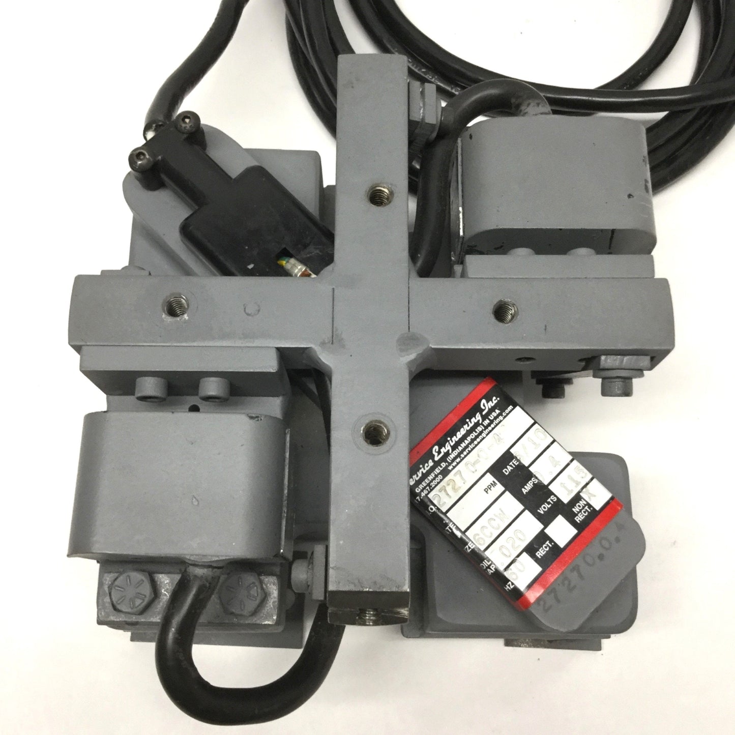 Used Service Engineering 6" CCW Base for Vibratory Feeder Bowl 115VAC 60Hz 0.4A