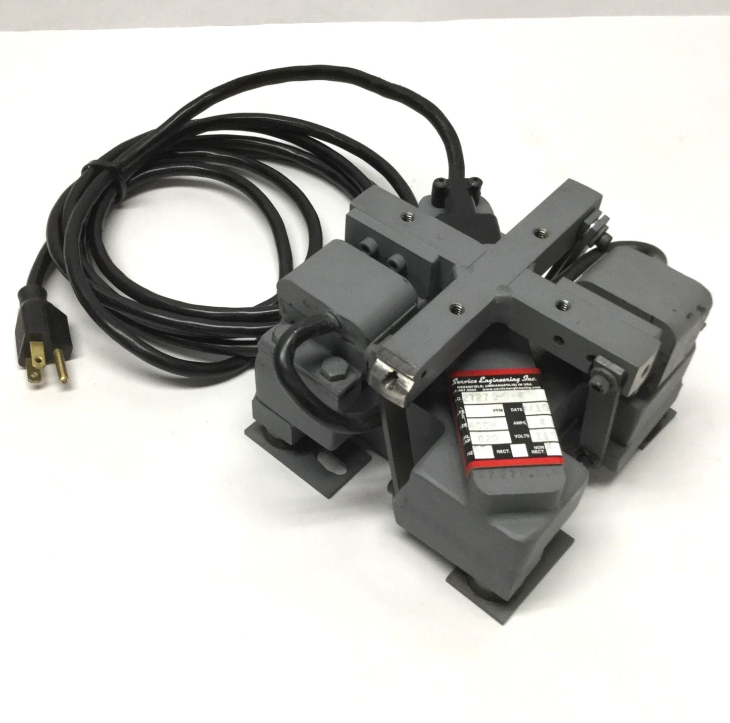 Used Service Engineering 6" CCW Base for Vibratory Feeder Bowl 115VAC 60Hz 0.4A