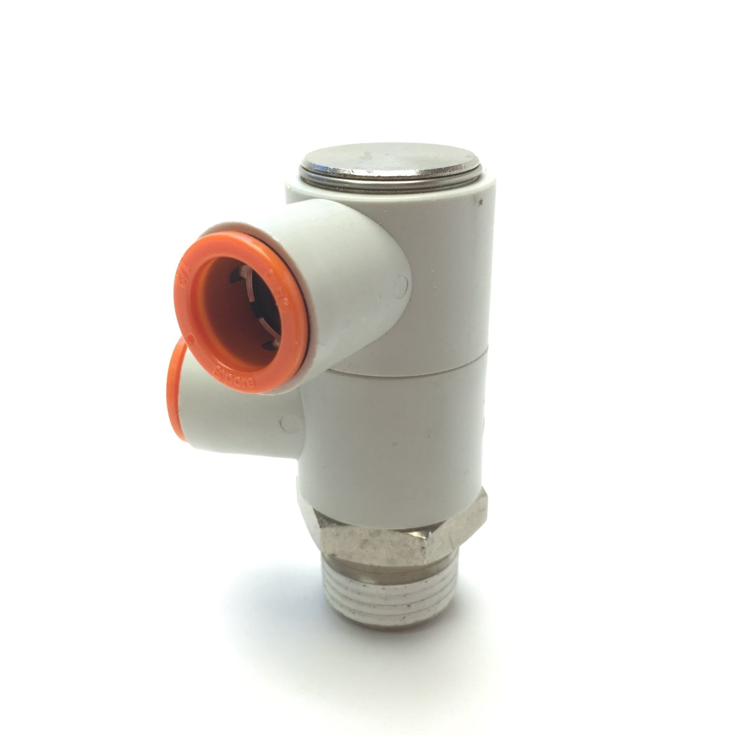 New – Open box Lot of 2 SMC KQ2VD13-37S Double Male Elbow Pneumatic Fitting 1/2" Tube, 1/2" NPT