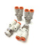 New – Open box Lot of 4 SMC KQ2U09-36NS Pneumatic Branch Y Fittings Brass 3/8" NPT, 5/16" Tube