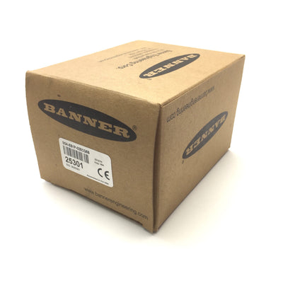 New Banner SSA-EB1P-02ECQ5B Emergency Stop Button 30mm Mount 25301, 2xNC, 2A @ 30VDC