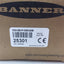 New Banner SSA-EB1P-02ECQ5B Emergency Stop Button 30mm Mount 25301, 2xNC, 2A @ 30VDC