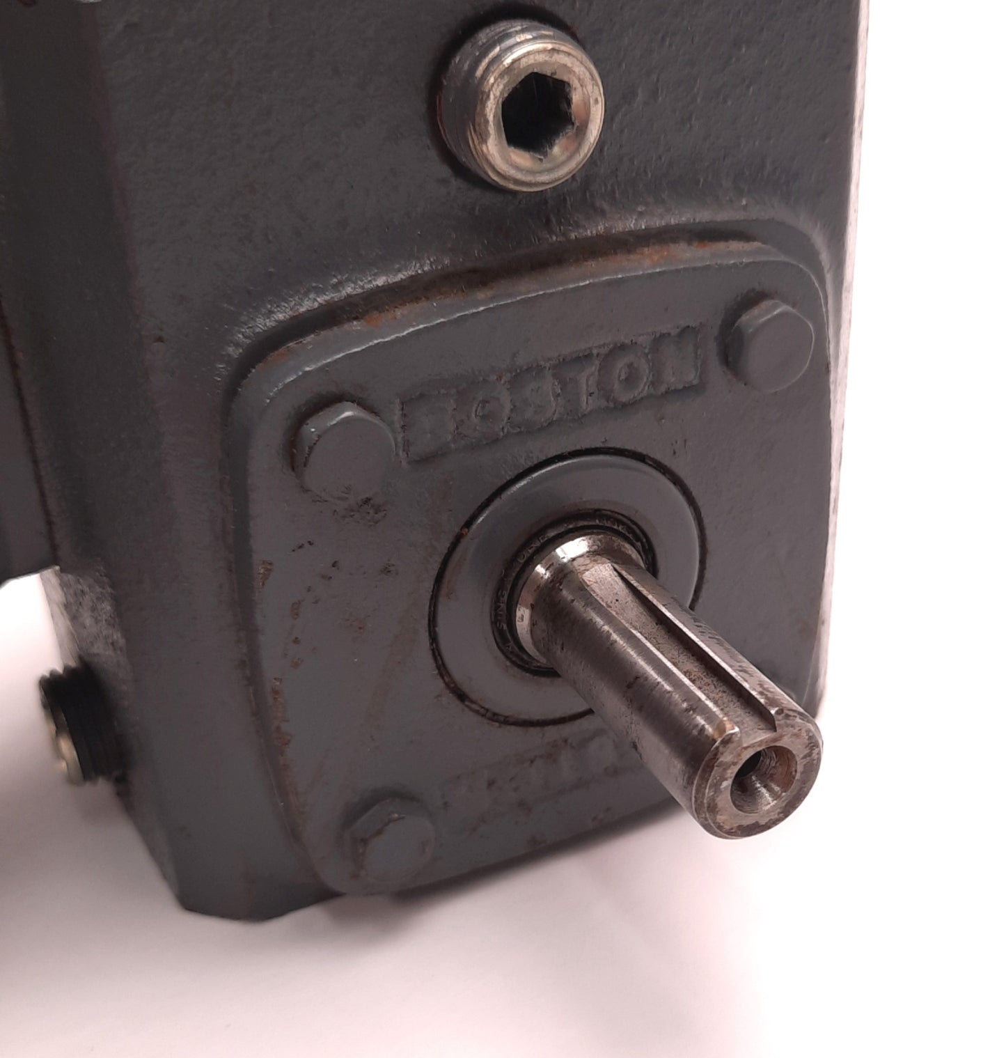 Used Boston Gear F710-10T-B4-H Speed Reducer,Single, 10:1, 0.37 HP, 123 In-Lbs, Quill