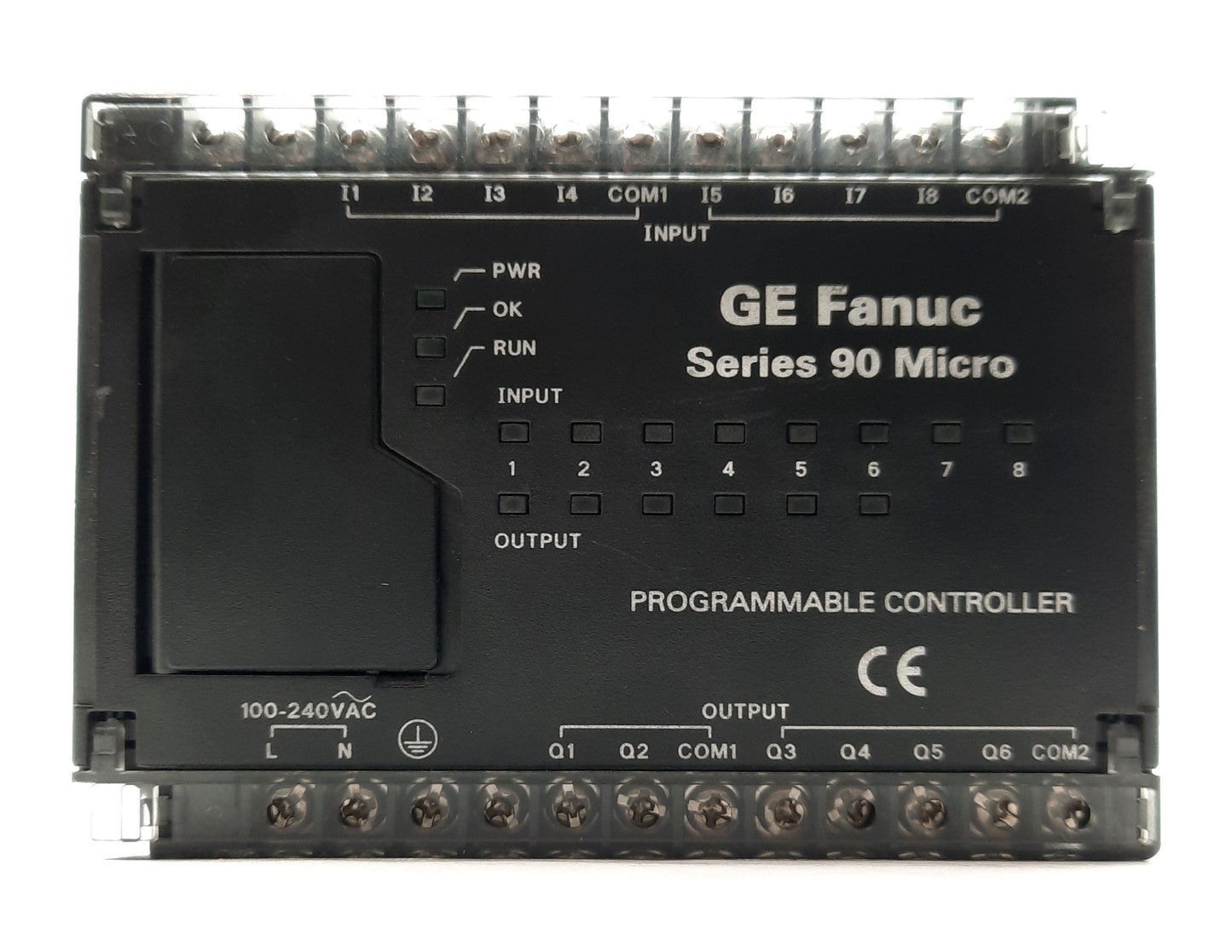 Used GE Fanuc IC693UAA003RP1 Series 90 Micro PLC Programmable Controller 100-240VAC