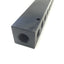 Used Polyconn PCM20-250-10B 10-Outlet Anodized Aluminum Manifold, 1/4" 3/8" NPT Ports
