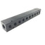 Used Polyconn PCM20-250-10B 10-Outlet Anodized Aluminum Manifold, 1/4" 3/8" NPT Ports