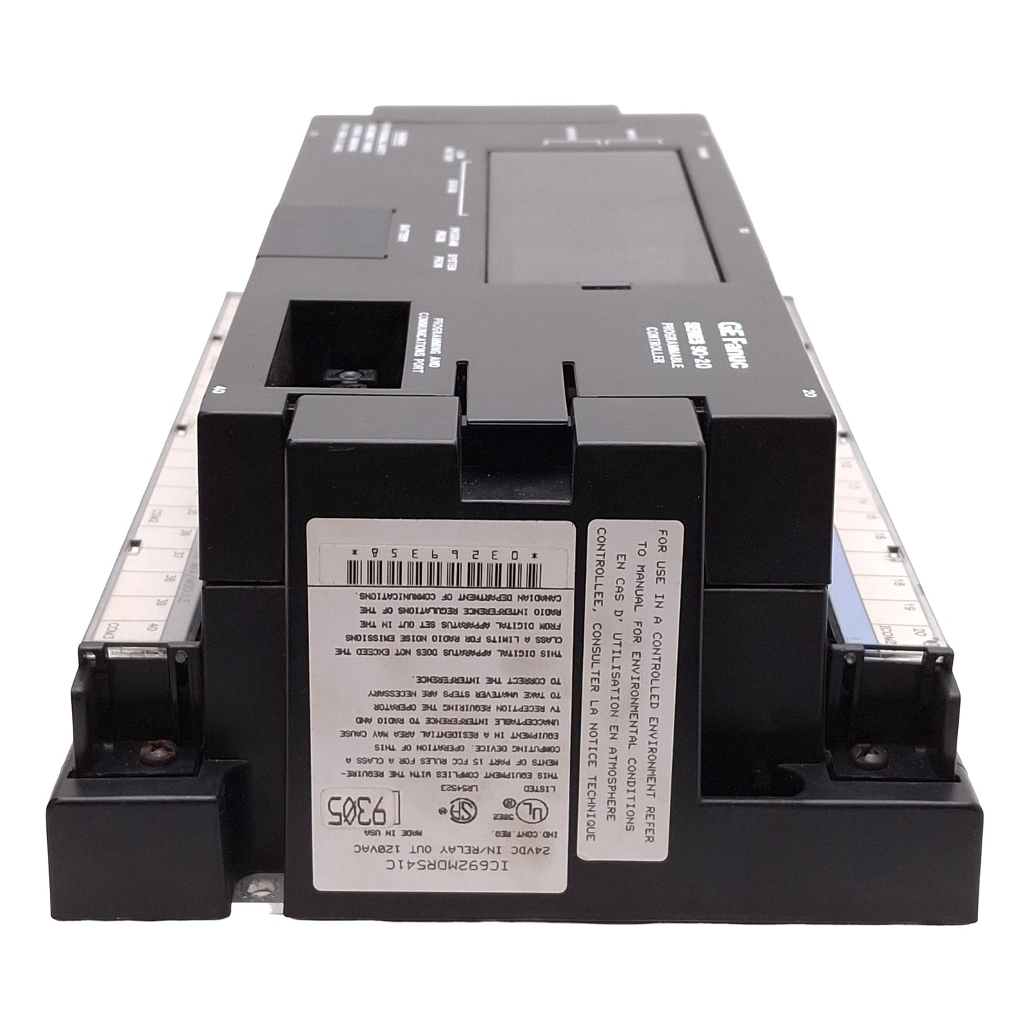 Used GE Fanuc IC692MDR541C I/O Module with IC692CPU211D CPU Input Voltage 120VAC