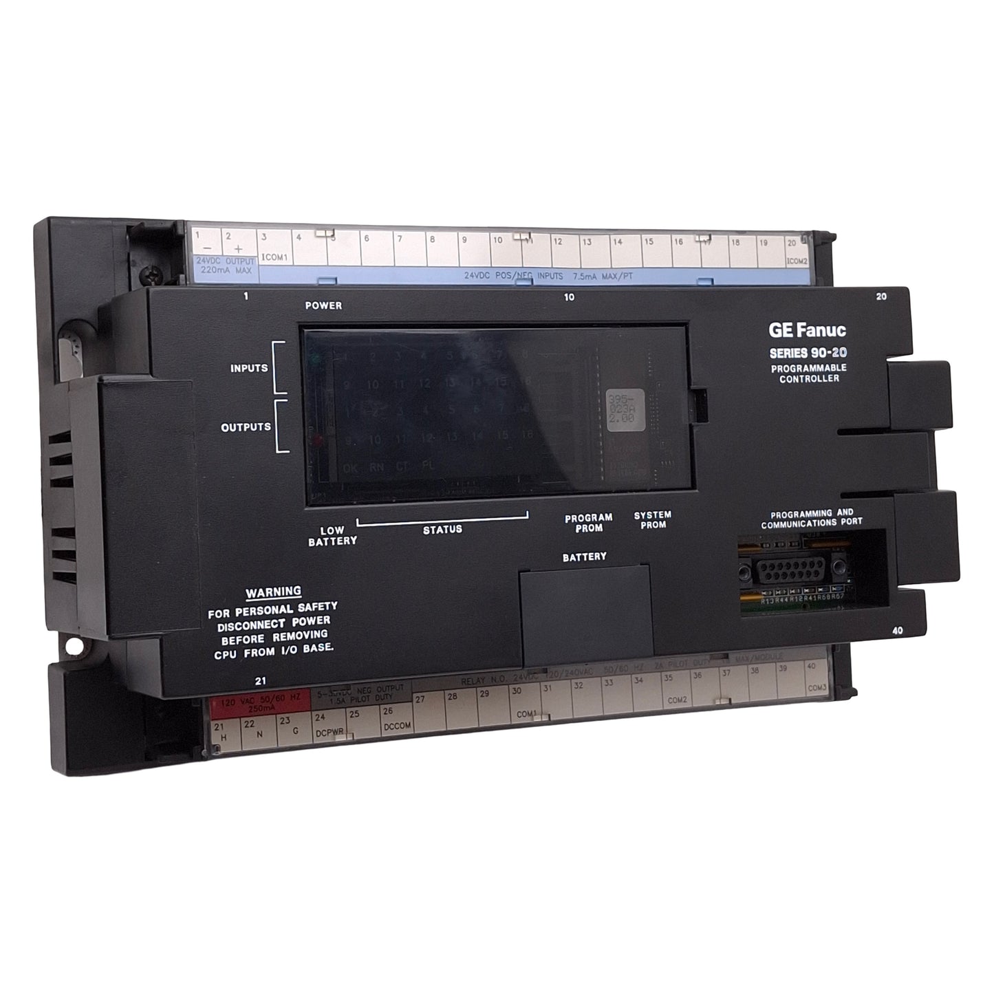 Used GE Fanuc IC692MDR541C I/O Module with IC692CPU211D CPU Input Voltage 120VAC