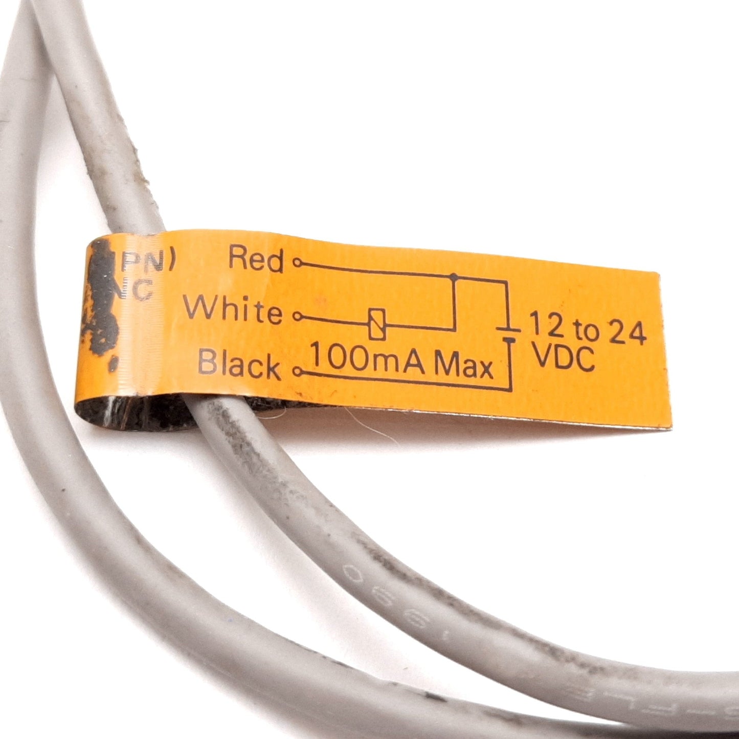 Used Omron E2E-CR8C2 Inductive Proximity Sensor, 0.8mm, 12-24VDC, NPN N/C, 4mm Dia