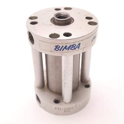 Used Bimba FO-092 Flat-1 Pneumatic Cylinder, Bore 1-1/16", Stroke 2", Double Acting