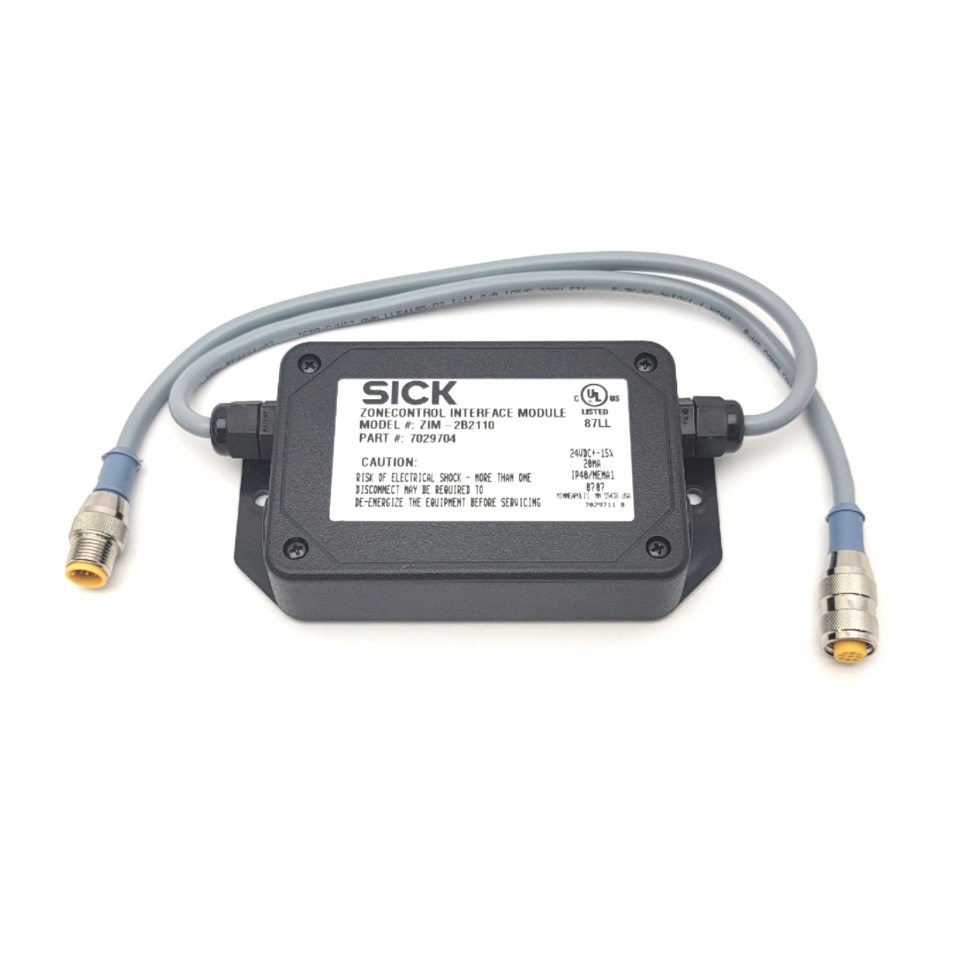 Module Zim SICK ZIM-2B2110 7029704 Zone Control Interface Module For WTR, 24VDC ...