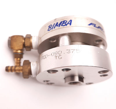 Used Bimba FOD-090.375 Flat One Compact Cylinder, 1-1/16" Bore, 0.375" Stroke