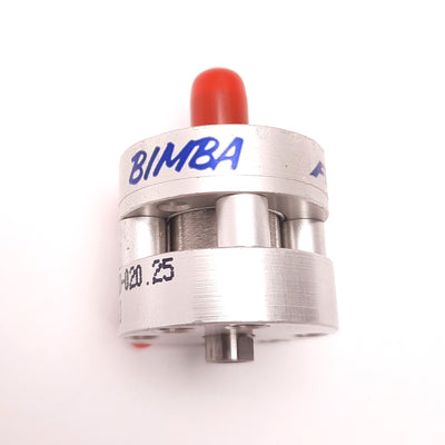 Used Bimba FOD-020.25 Flat-1 Compact Cylinder, 9/16" Bore Size, 1/4" Stroke, Dbl Rod
