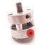 Used Bimba FOD-020.25 Flat-1 Compact Cylinder, 9/16" Bore Size, 1/4" Stroke, Dbl Rod