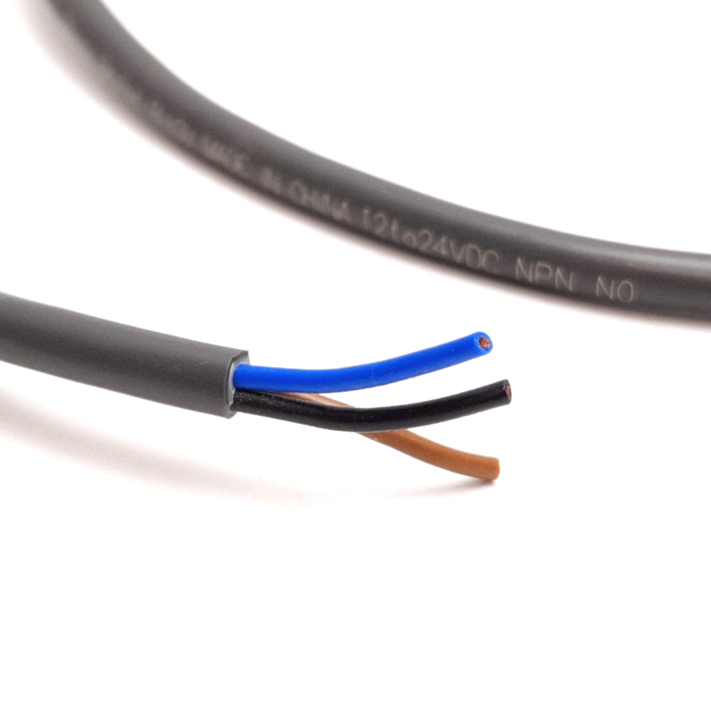 Used Omron E2A-S08LN04-WP-C1 Inductive Proximity Sensor, 4mm, 12-24VDC, NPN N/O, M8