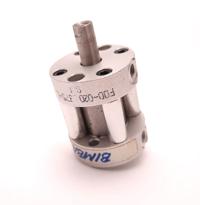 Used Bimba FOD-020.375-L Flat-1 Compact Cylinder, 9/16" Bore, 0.375" Stroke, Dbl. End
